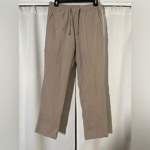 Khaki Lounge Pull On Pants